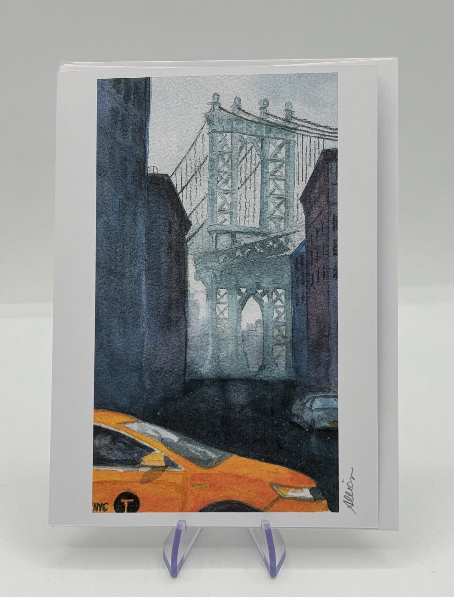 Cab Manhattan Bridge Card