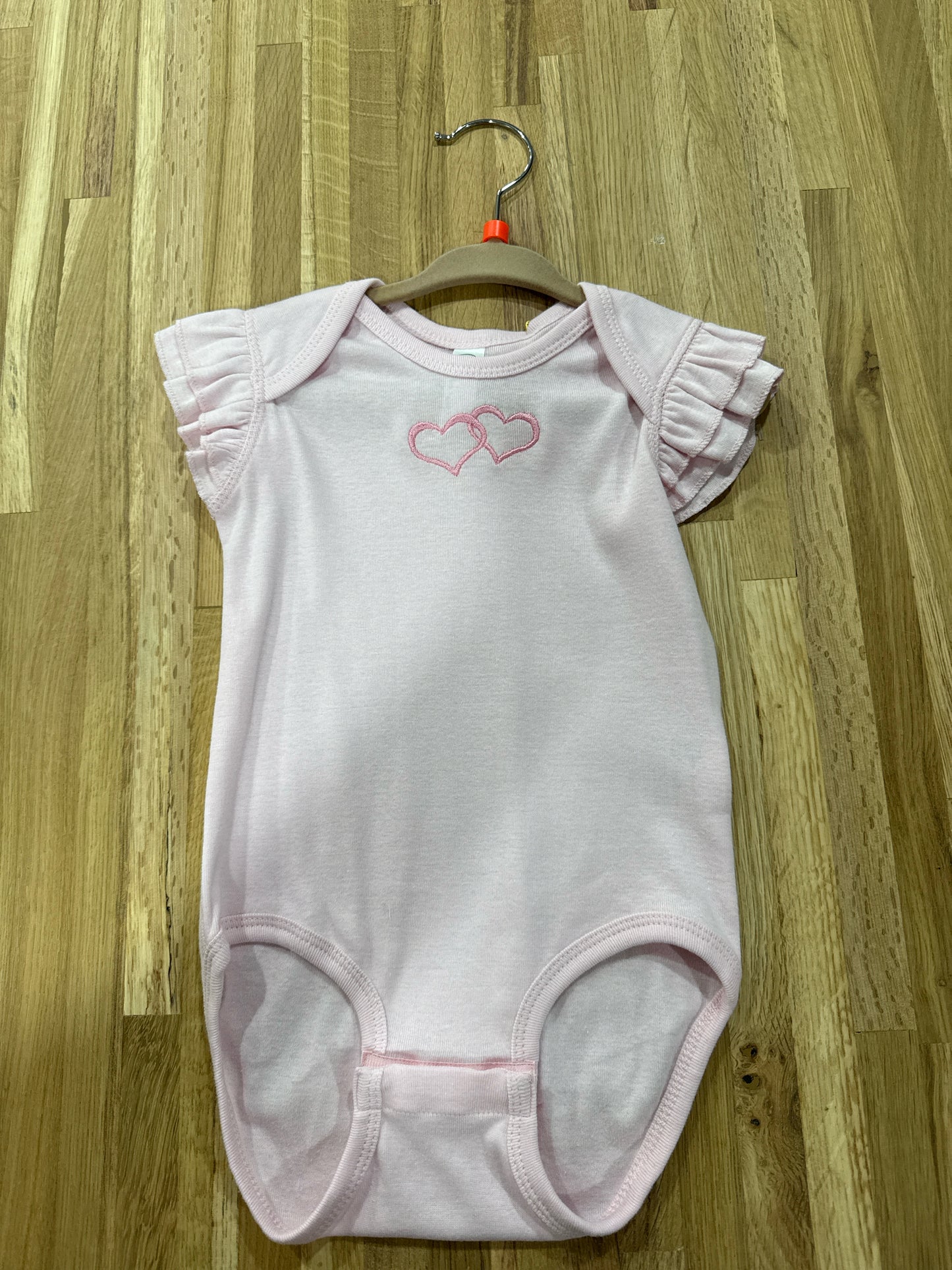 18 M Onesie - Pink Flutter