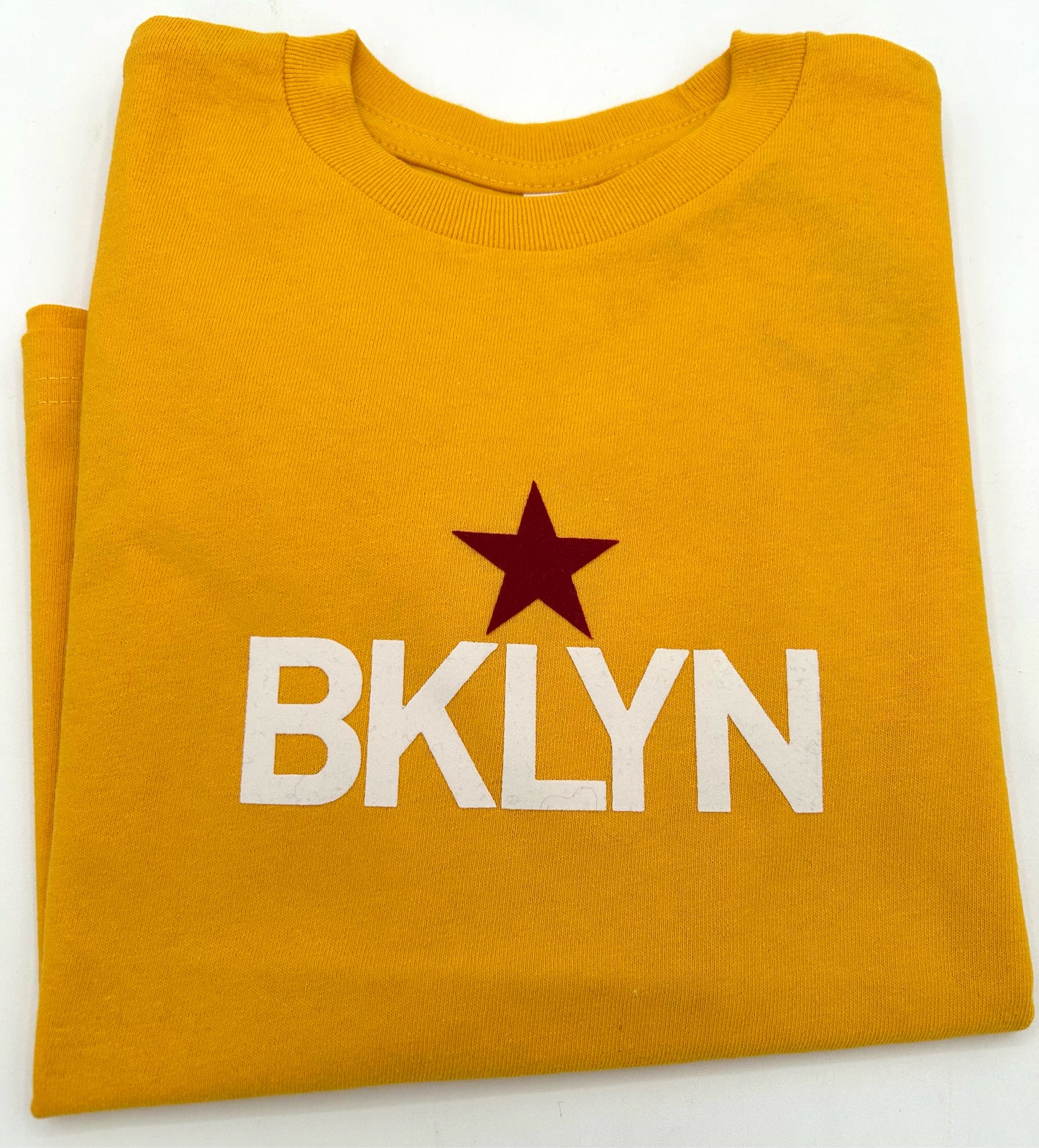 Brooklyn Star Child's Tee Canary Yellow Size 4Y