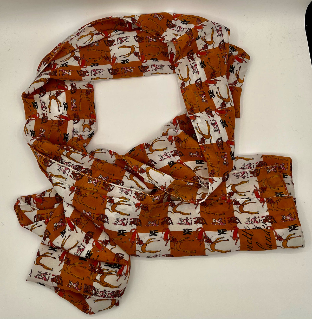 Orange Cats scarf