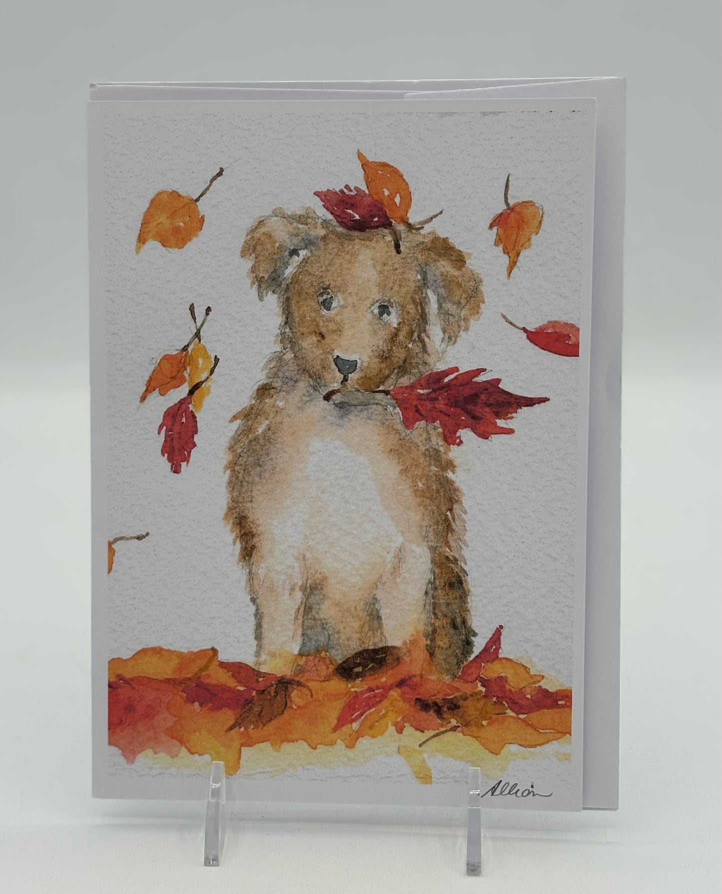 Fall Doggy Card