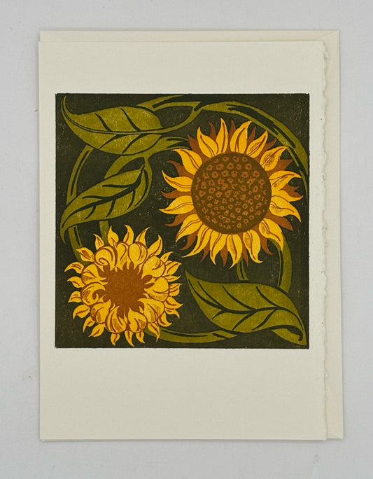 Sunflower Blank Card