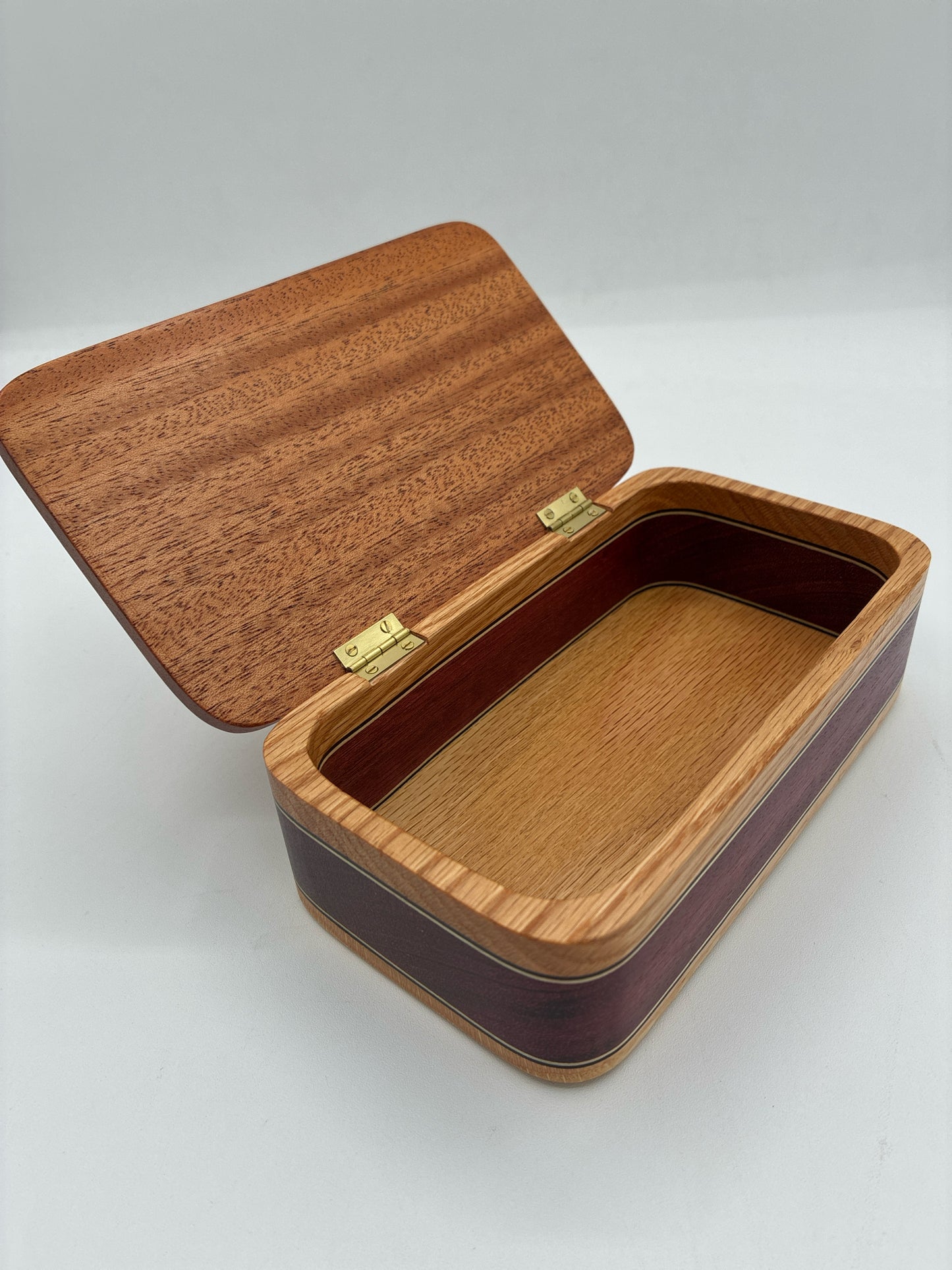 Mahogany Box with Dichoic Glass