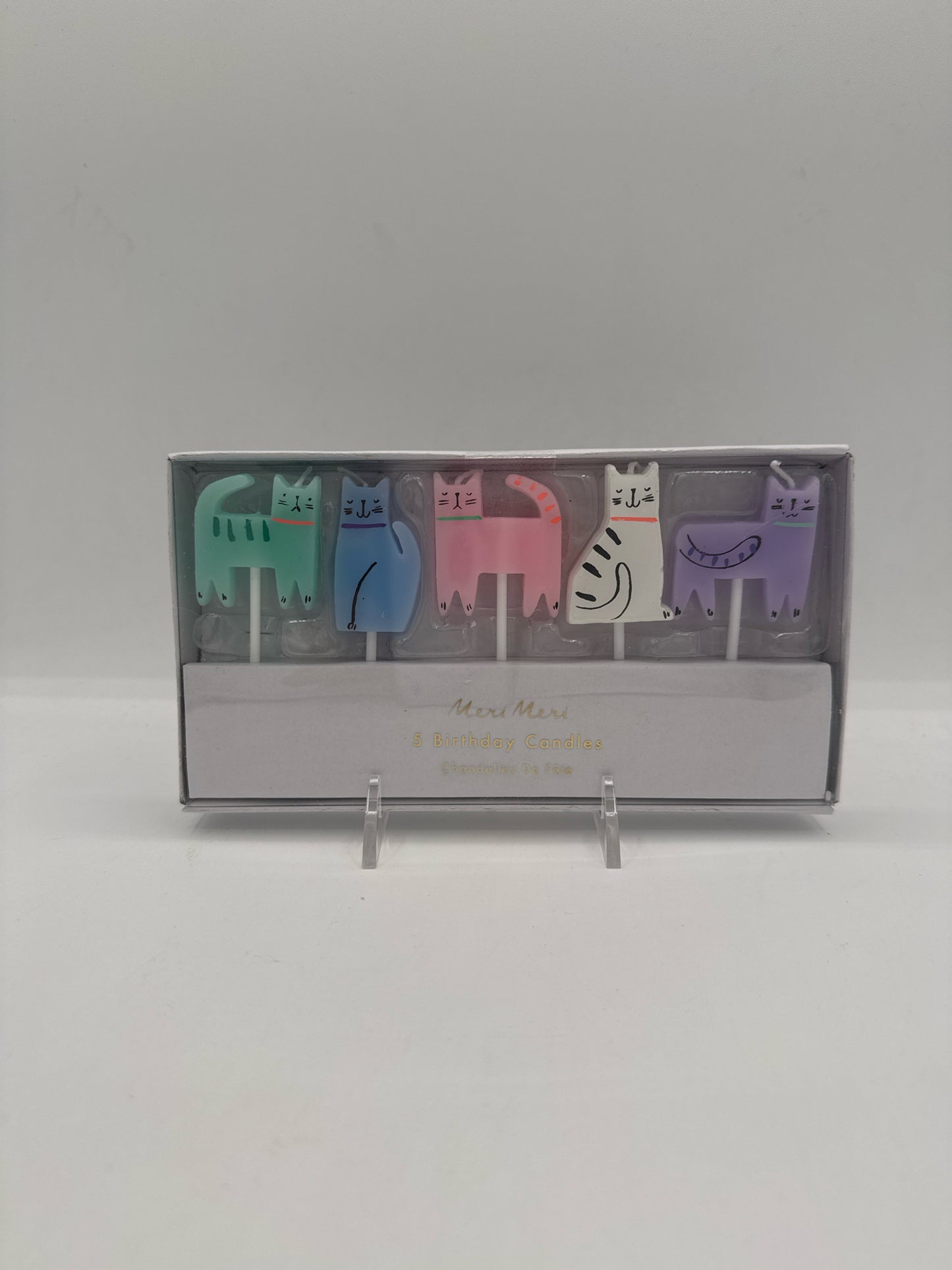Boxed Set of 5 Cat Candles