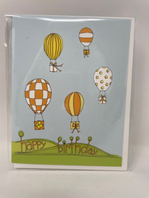 Hot Air Balloon Birthday Card