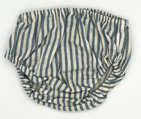 Nappy Cover - Chambray Stripe