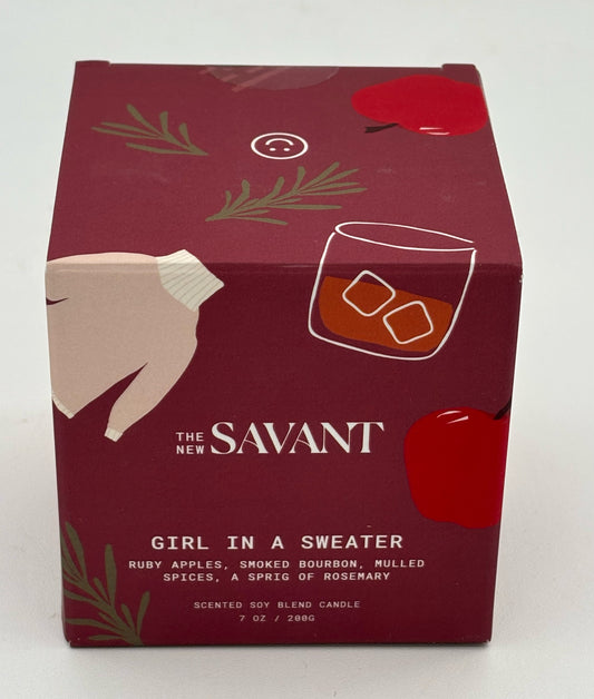 Girl in a Sweater Candle