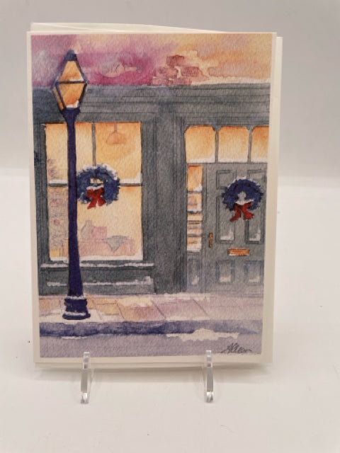 Green Shopfront Card