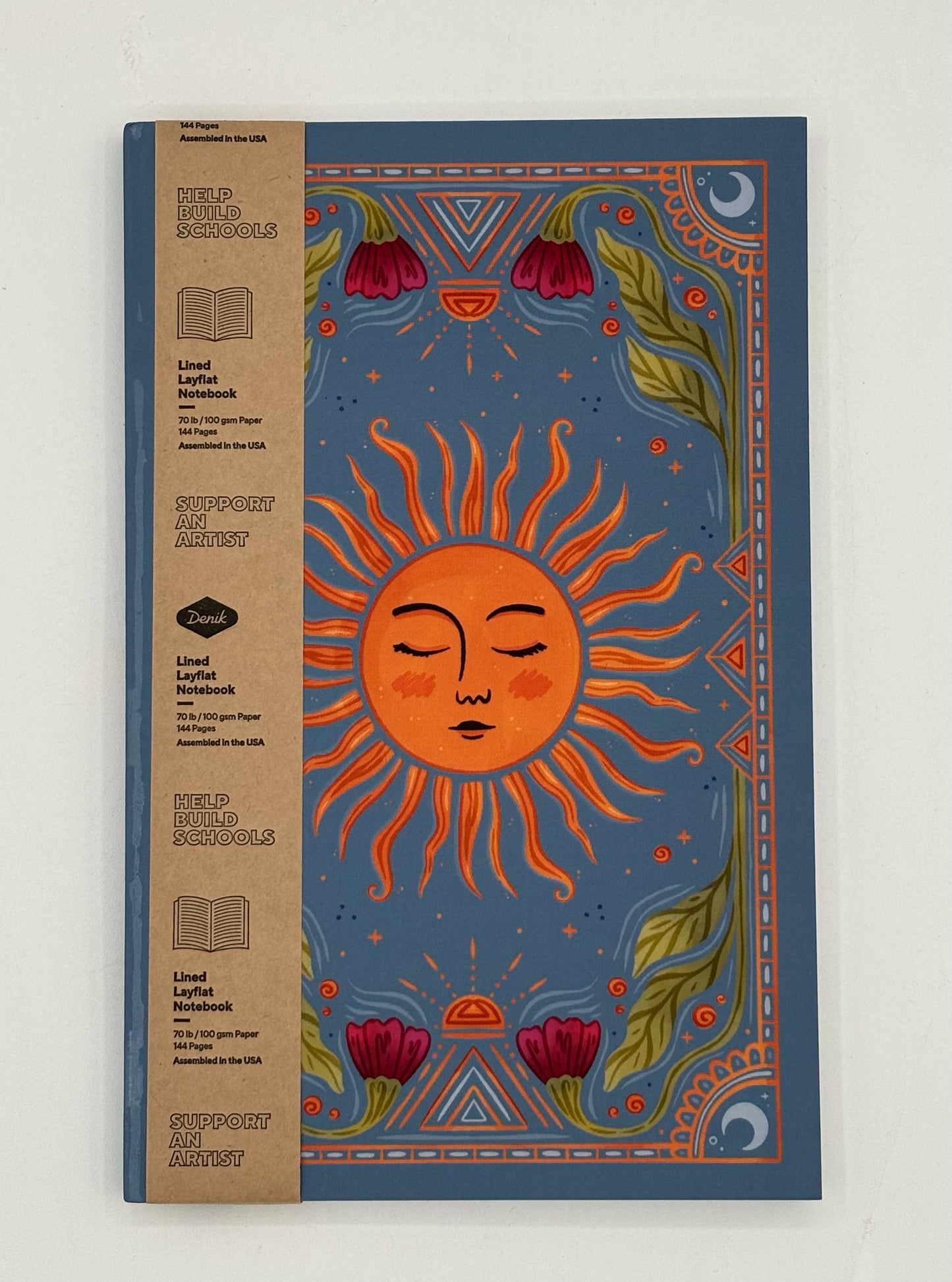 Sun Tarot Layflat Notebook