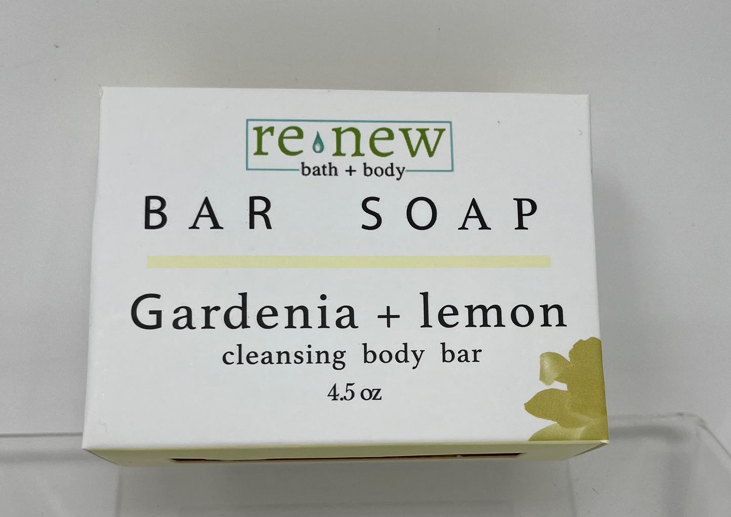 gardenia & lemon cleansing body bar