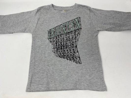 4 Y Grey Brooklyn Scaffold T-Shirt