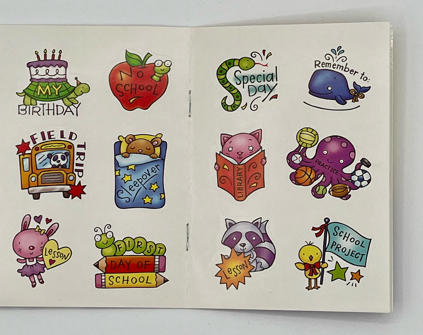 Cute Calendar Stickers Sticker Book
