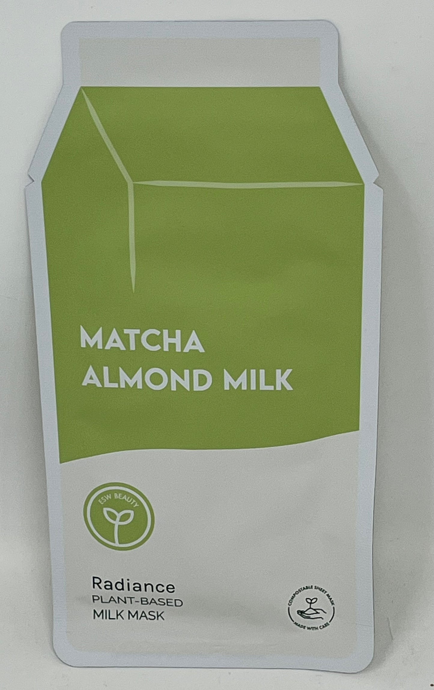 Matcha Almond Milk Face Mask