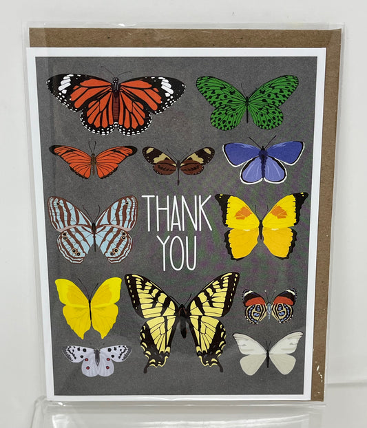 Butterfly Thank You Card