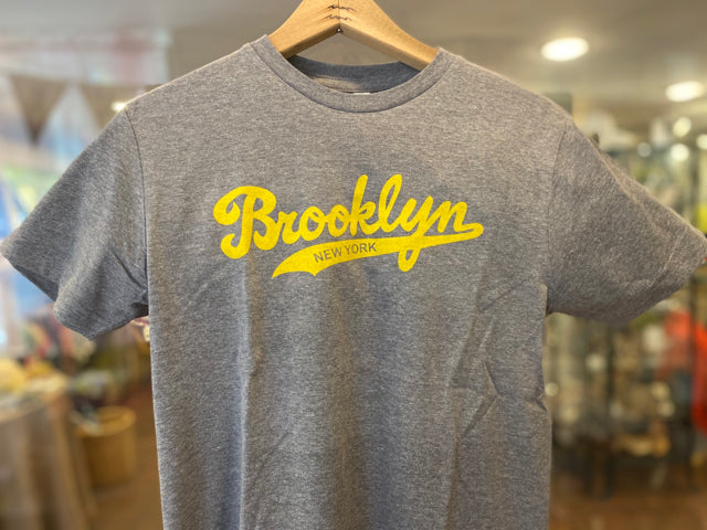 Youth L Grey w/Yellow Brooklyn T-Shirt