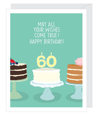 Happy 60th Birthday Card