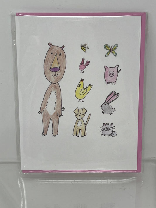 Cute Creatures Card