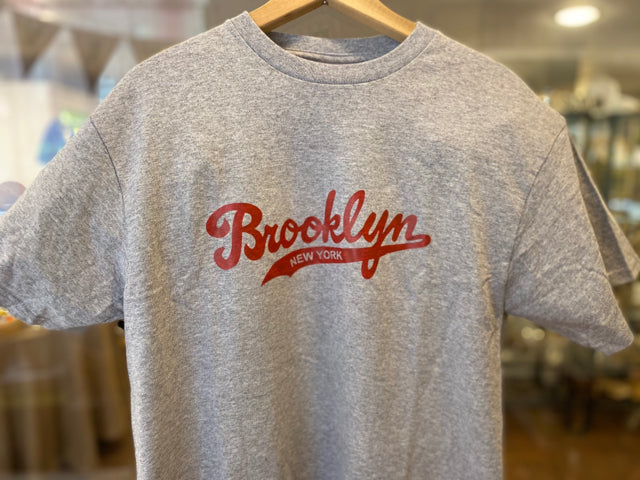 Youth S Grey w/Red Brooklyn T-Shirt