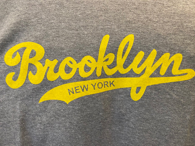 Youth L Grey w/Yellow Brooklyn T-Shirt